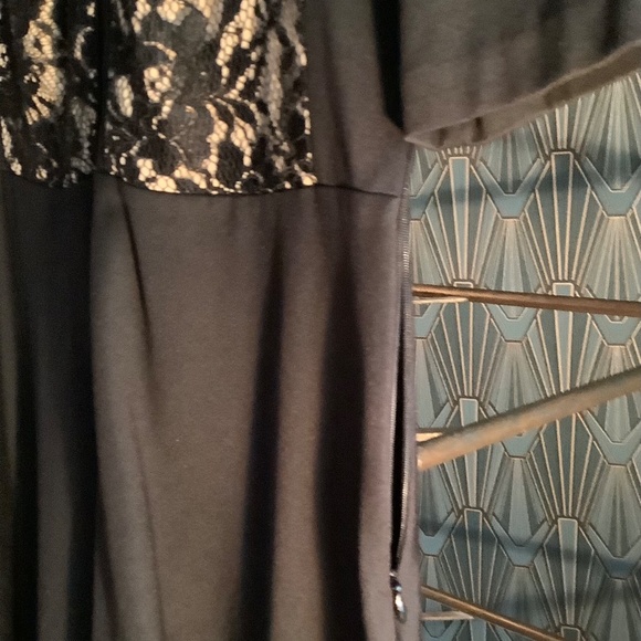 Vintage Betsey Johnson Lace Bodice Elbow Sleeve Dress - Picture 7 of 9